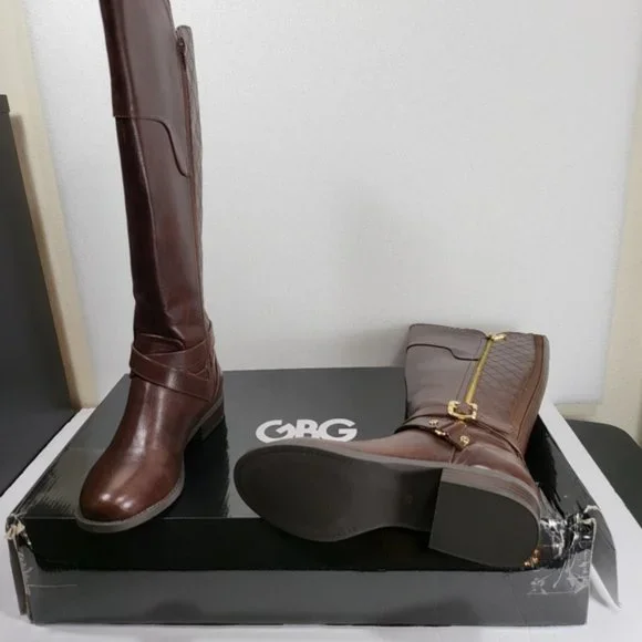 GBG Guess Haidyn Dark Brown Women Boots Size-7-M  COD/192 - Picture 6 of 8